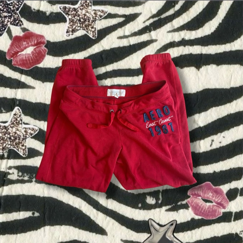 Aeropostale Red Sweatpants